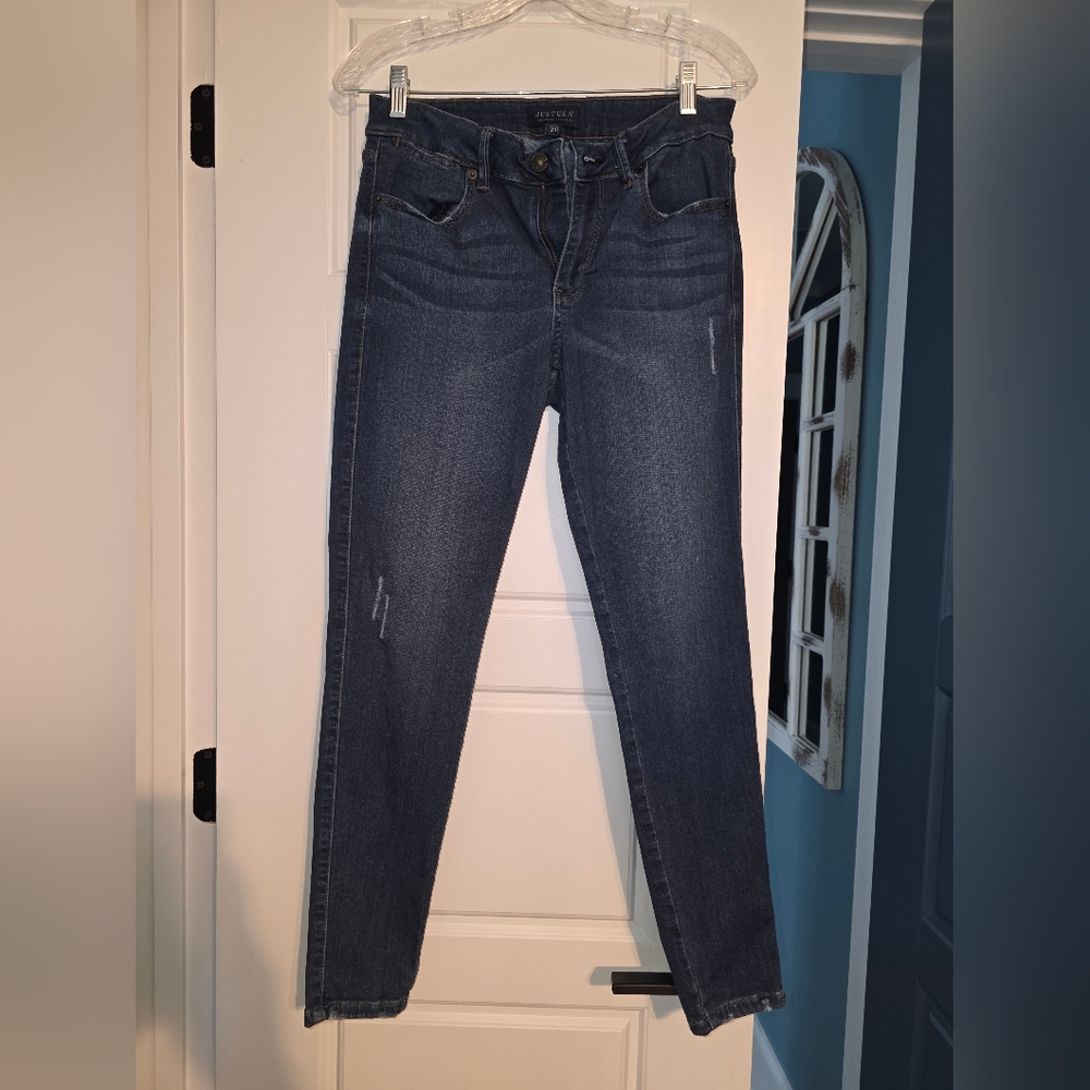 Just USA Dark Wash Skinny Jeans - Slim Stretch Denim